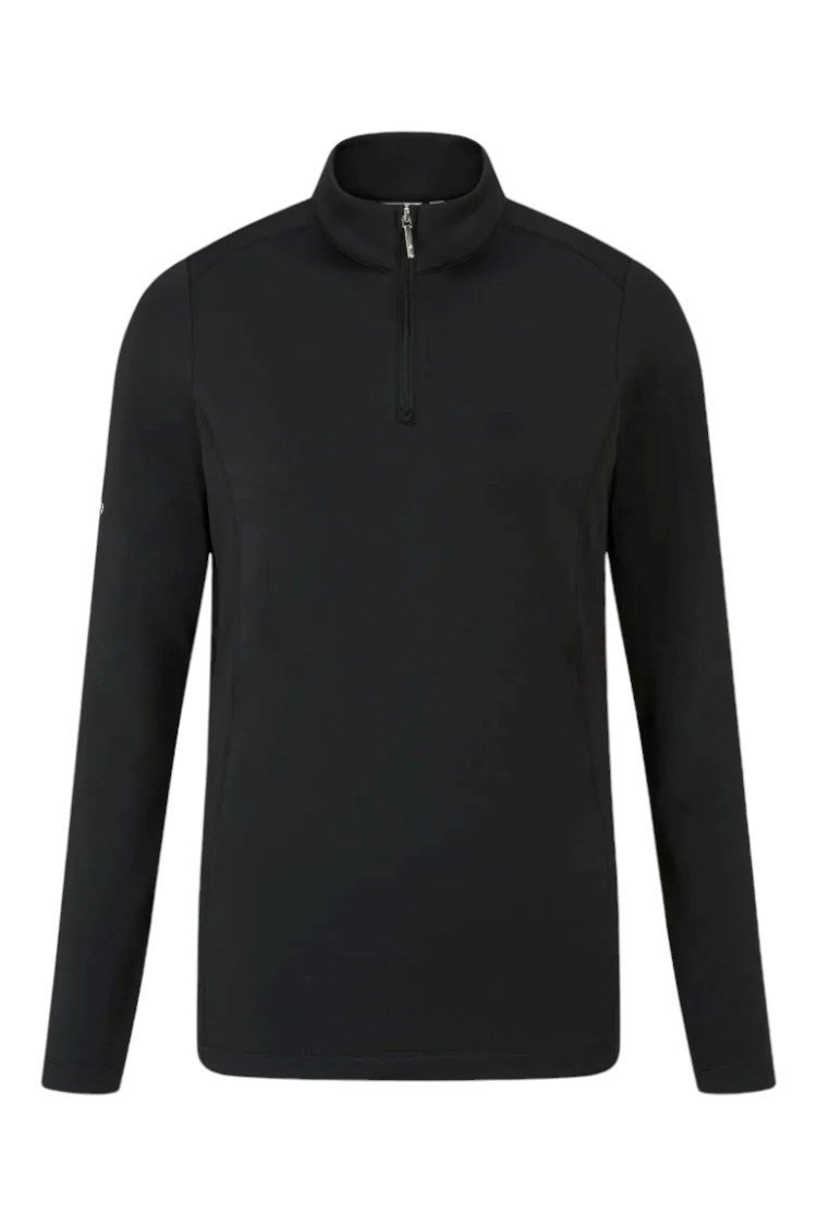Picture of Ping Ladies Aveline Long Sleeve Half Zip Top - Black