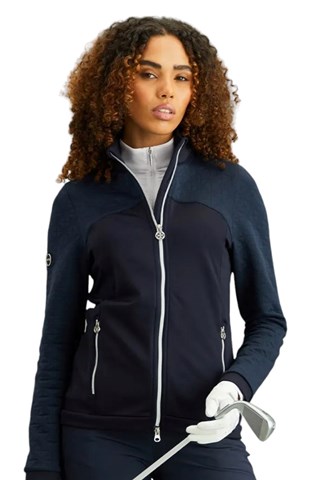 Ladies navy fleece jacket best sale