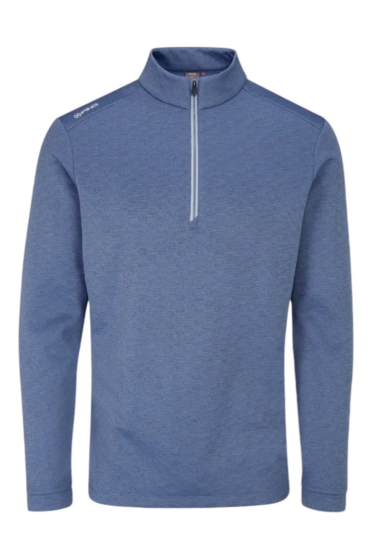 Picture of Ping Men's Bexton Half Zip Fleece - Airforce Multi