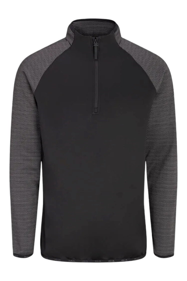 Picture of Ping Men's Astle Colour Block Fleece - Black - XXL ONLY