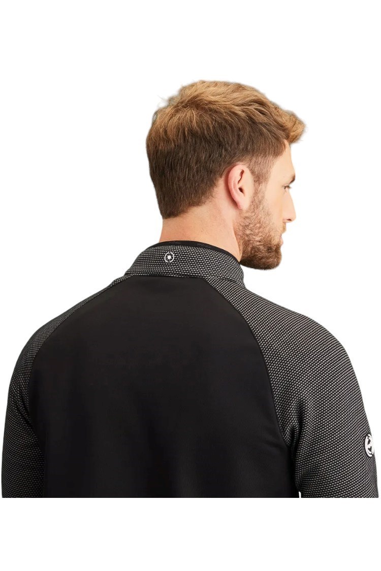 Picture of Ping Men's Astle Colour Block Fleece - Black - XXL ONLY