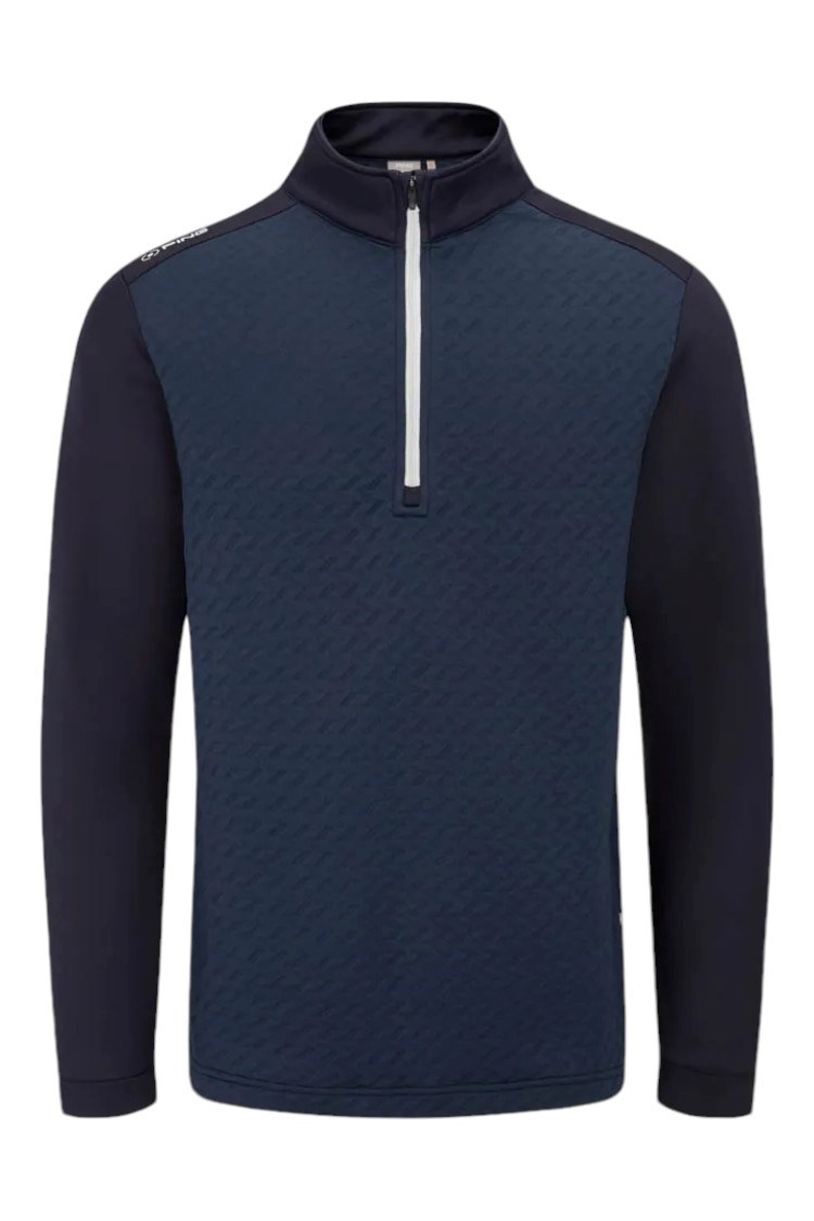 Picture of Ping Men's Whister 3D Jacquard Fleece - Navy