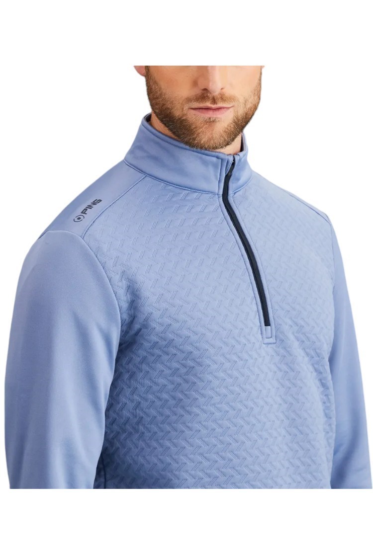 Picture of Ping Men's Whister 3D Jacquard Fleece - Airforce