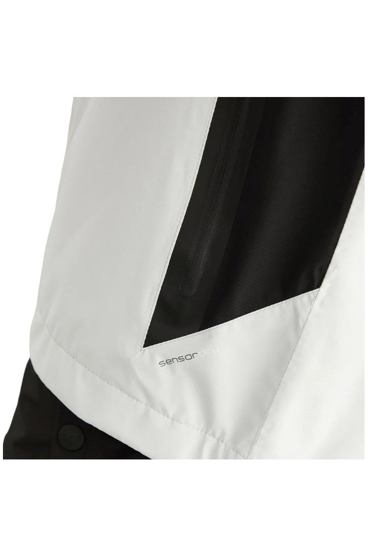 Picture of Ping ZNS Ladies Stevie Waterproof Golf Jacket - Quiet Shade / Black