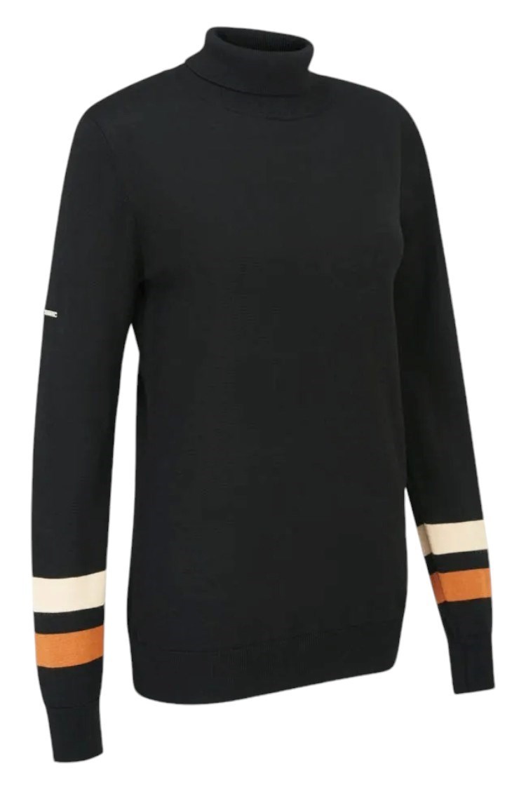 Picture of Ping zns  Ladies Jeanie Roll Neck Sweater - Black Multi