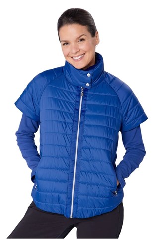 Picture of Swing out Sister ZNS Ladies Jessica Active Jacket / Vest - Twilight Blue