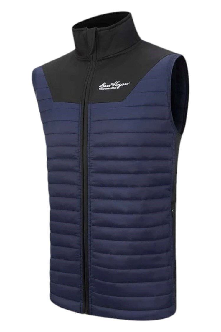 Picture of Ben Hogan Men's Performance Quited Gilet - Navy / Black