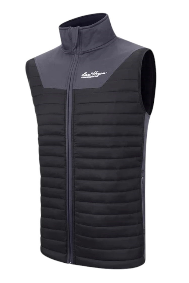 Picture of Ben Hogan Men's Performance Quited Gilet - Black / Charcoal