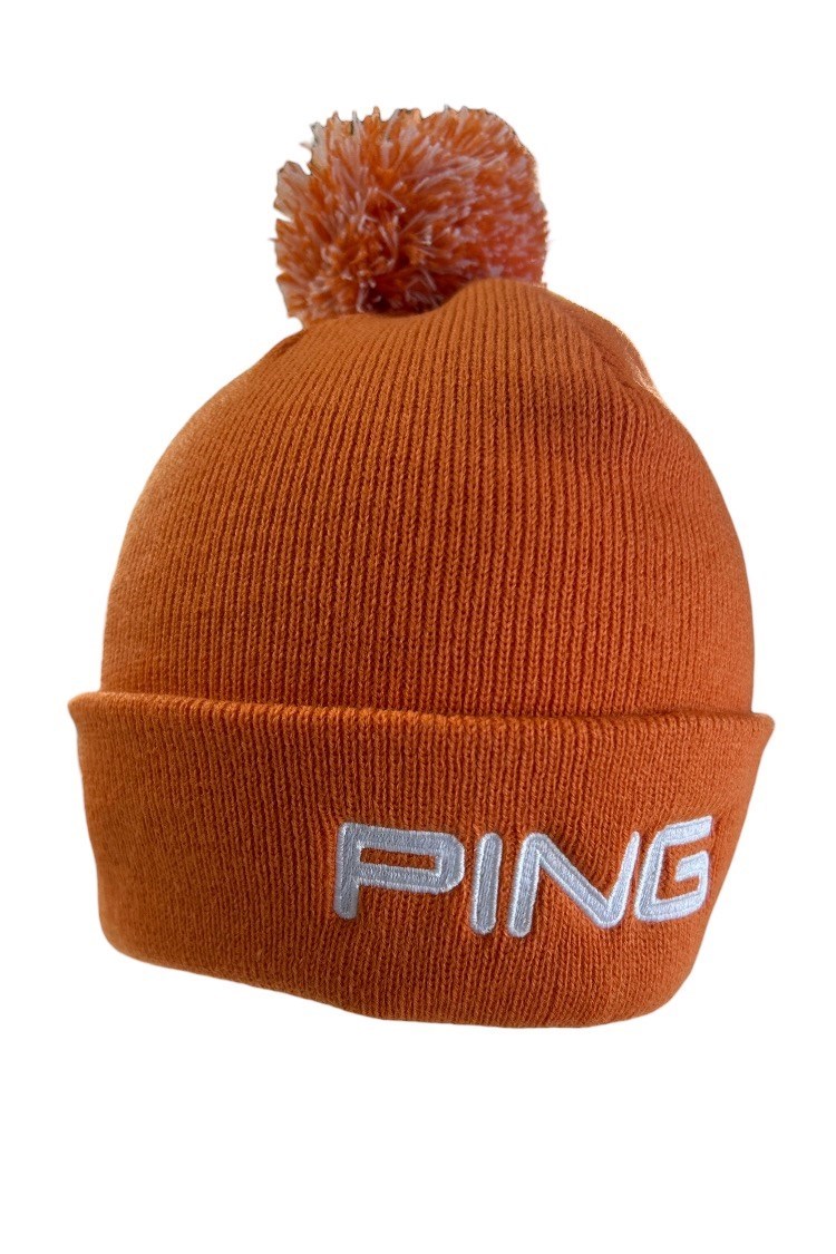 Picture of Ping Men's Knit Bobble Hat - Russet