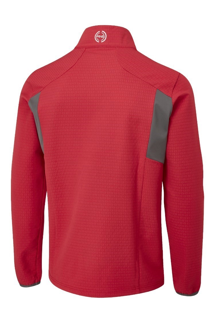 Picture of Ping ZNS Men's Power 1/2 Zip Sweater - Firebrick