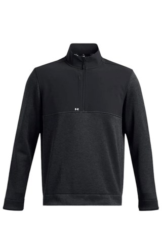 Picture of Under Armour zns Men's UA Drive Storm Sweater Fleece 1/2 Zip - Black / Anthracite 01