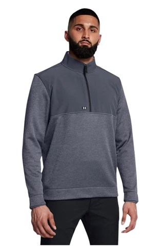Picture of Under Armour zns Men's UA Drive Storm Sweater Fleece 1/2 Zip - Downpour Grey / Gravel 044