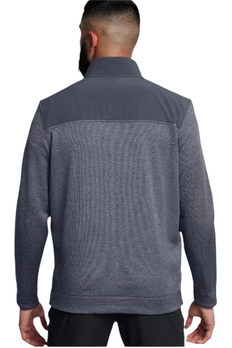 Picture of Under Armour zns Men's UA Drive Storm Sweater Fleece 1/2 Zip - Downpour Grey / Gravel 044