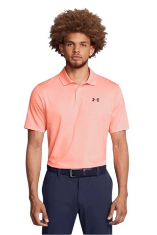 Picture of Under Armour zns Men's UA Performance 3.0 Polo - Flare Orange / Midnight 897 - XL ONLY