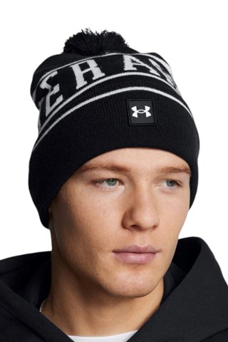 Picture of Under Armour zns Men's UA Halftime Pom Beanie - Black 001