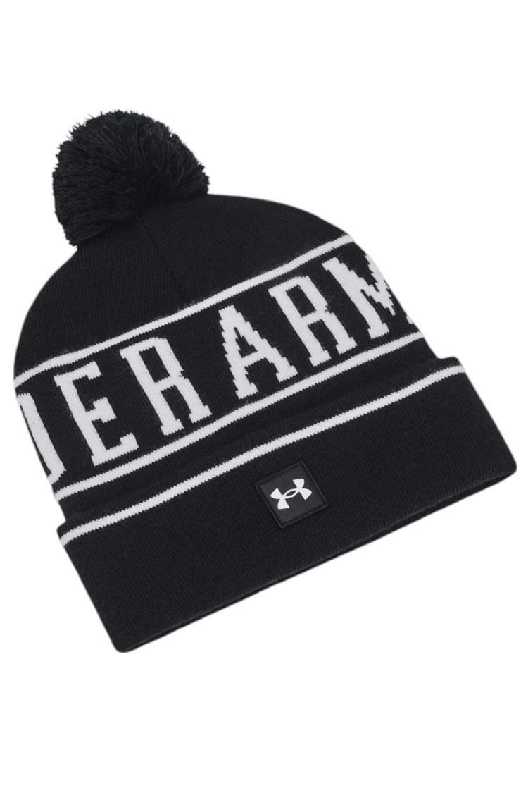 Picture of Under Armour zns Men's UA Halftime Pom Beanie - Black 001