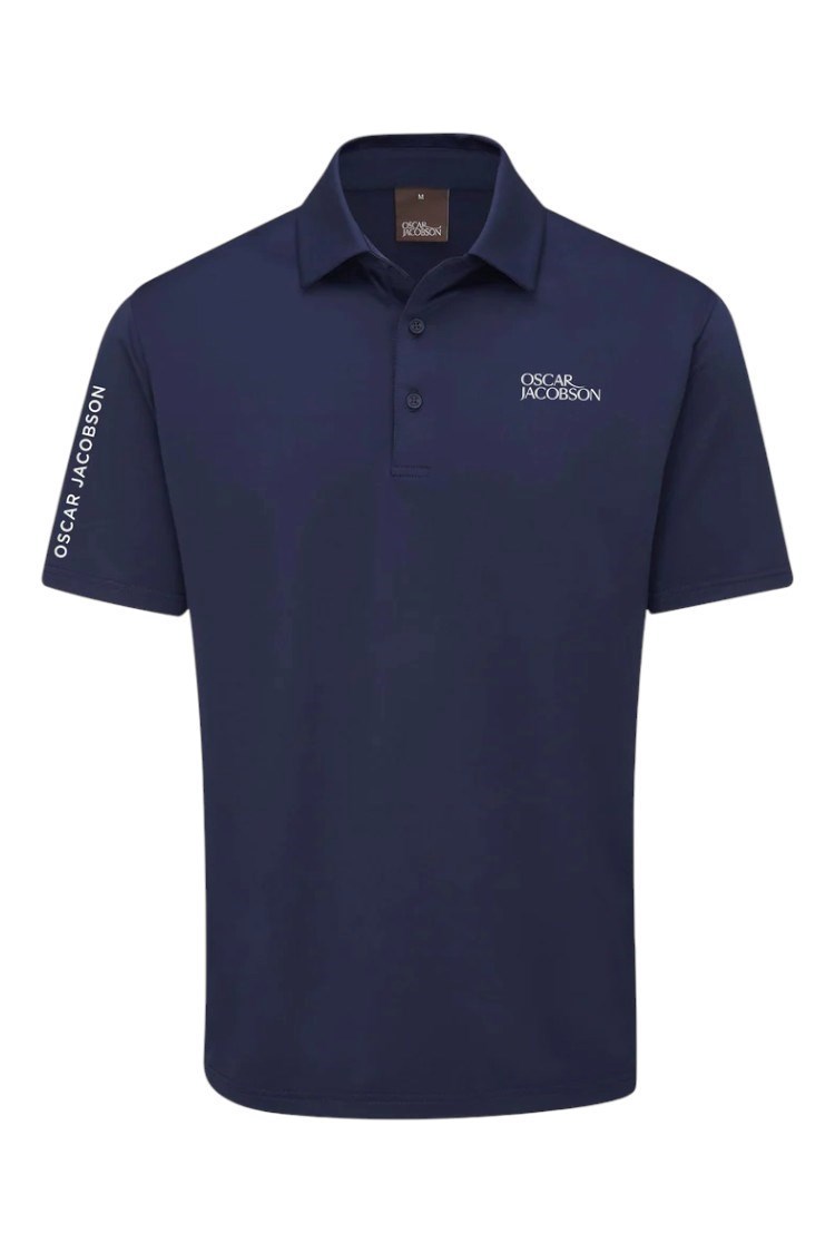 Picture of Oscar Jacobson Men's Bullock Tour Polo Shirt - Navy