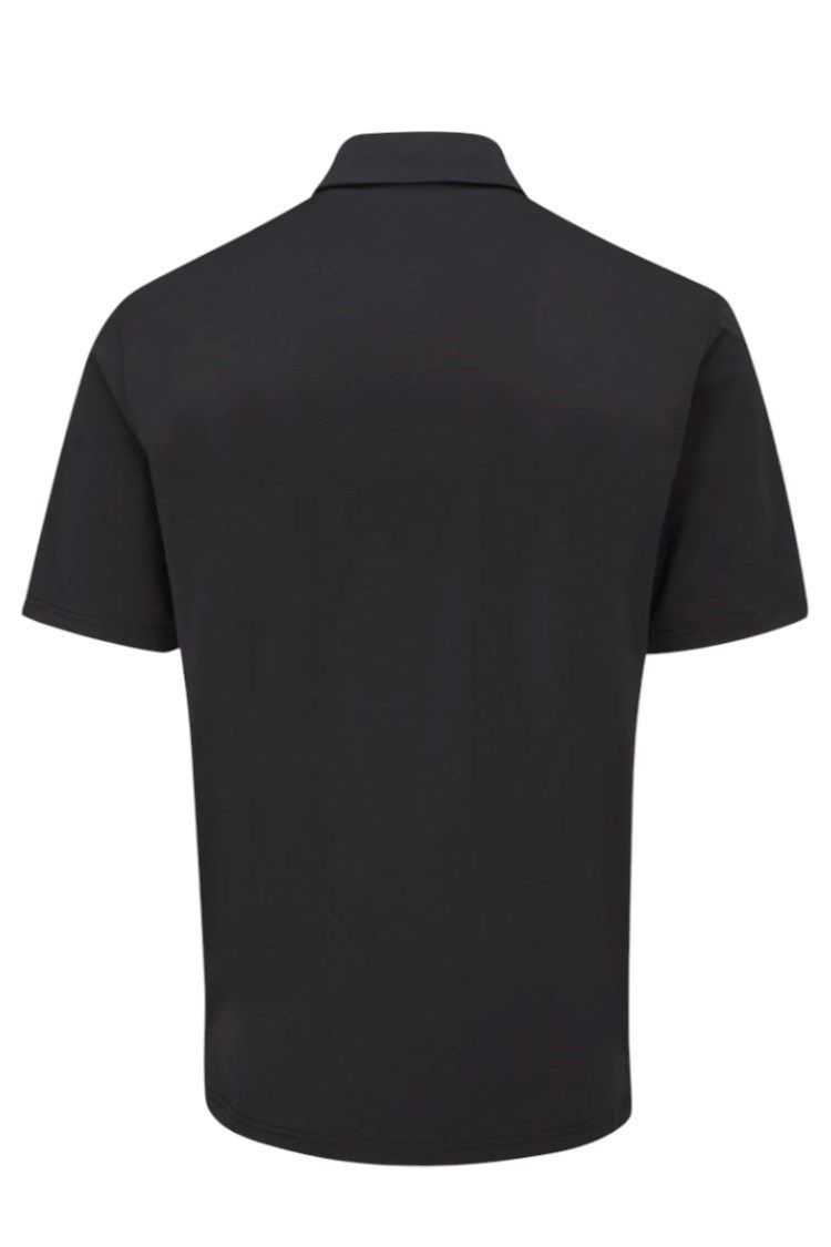 Picture of Oscar Jacobson Men's Bullock Tour Polo Shirt - Black