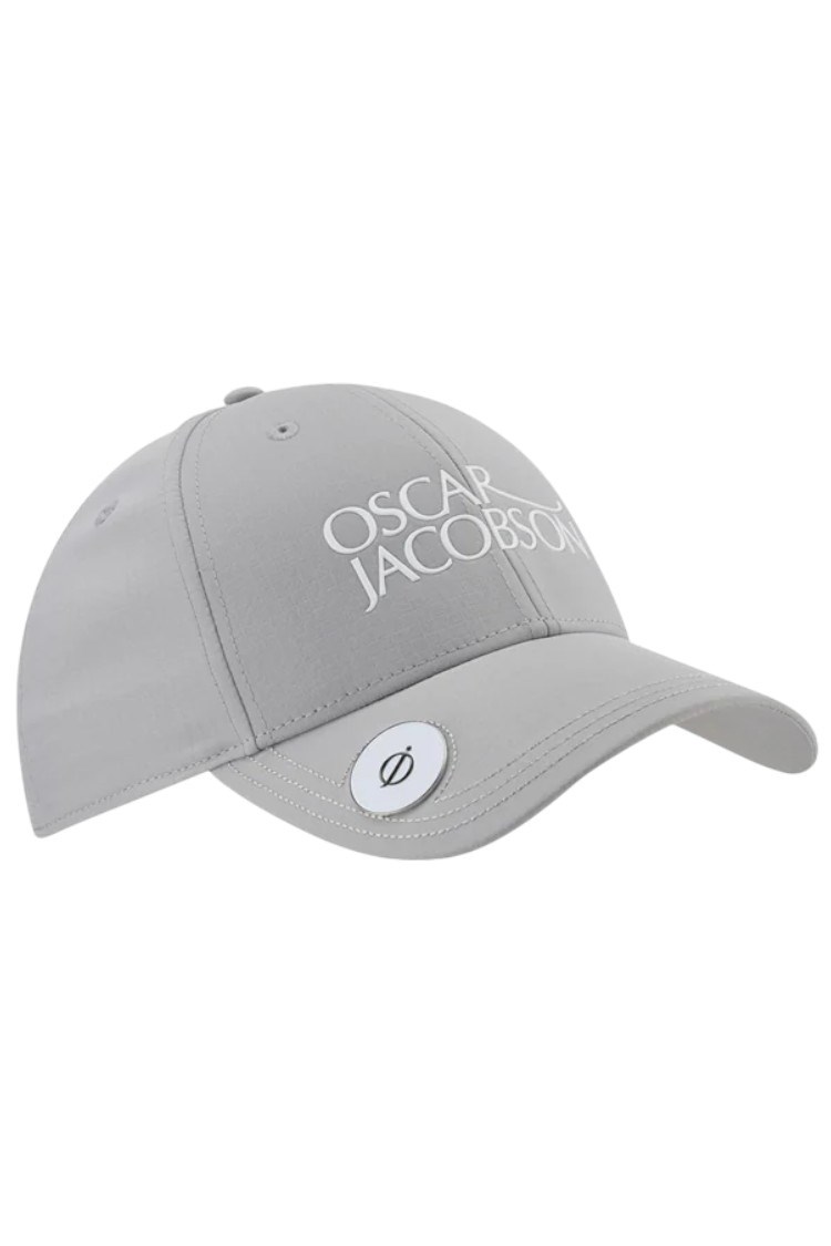 Picture of Oscar Jacobson zns Men's Maine Golf Cap - Lunar Grey / White