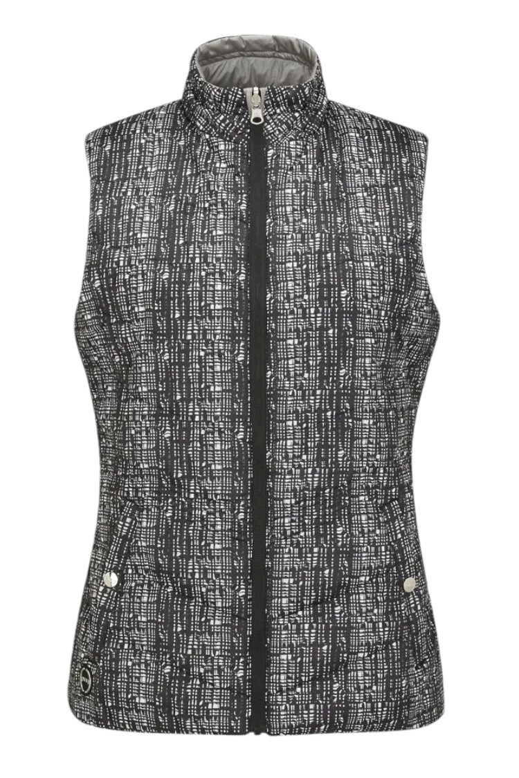 Picture of Ping Ladies Lola Reversible Gilet - Black Multi