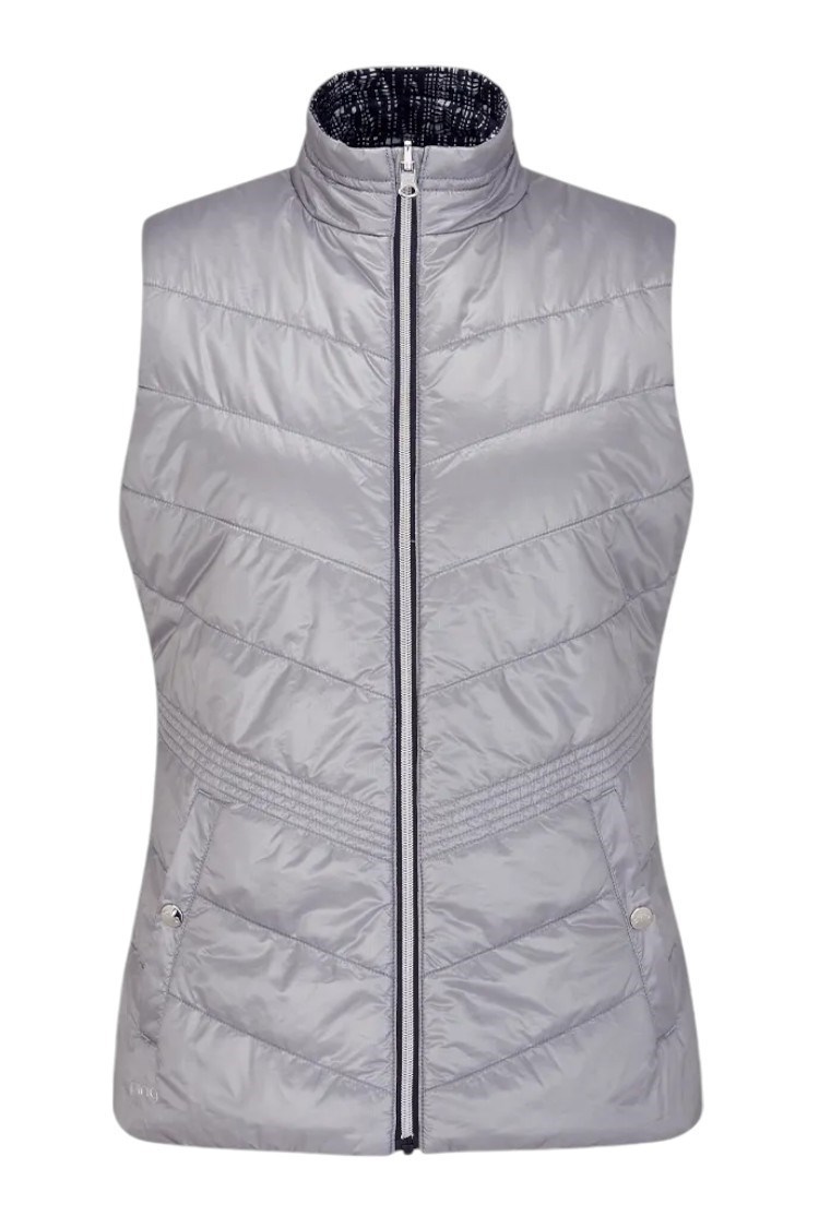Picture of Ping Ladies Lola Reversible Gilet - Black Multi