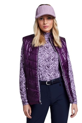 Show details for Ping Ladies Lola Reversible Gilet - Purple Plum Multi - UK16 ONLY