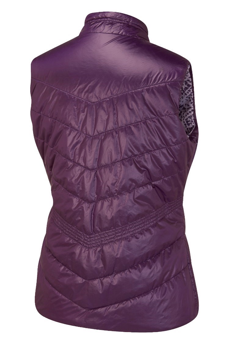 Picture of Ping Ladies Lola Reversible Gilet - Purple Plum Multi - UK16 ONLY