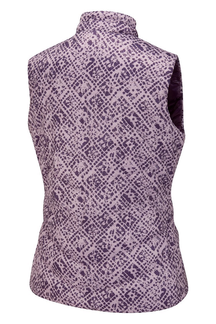Picture of Ping Ladies Lola Reversible Gilet - Purple Plum Multi - UK16 ONLY
