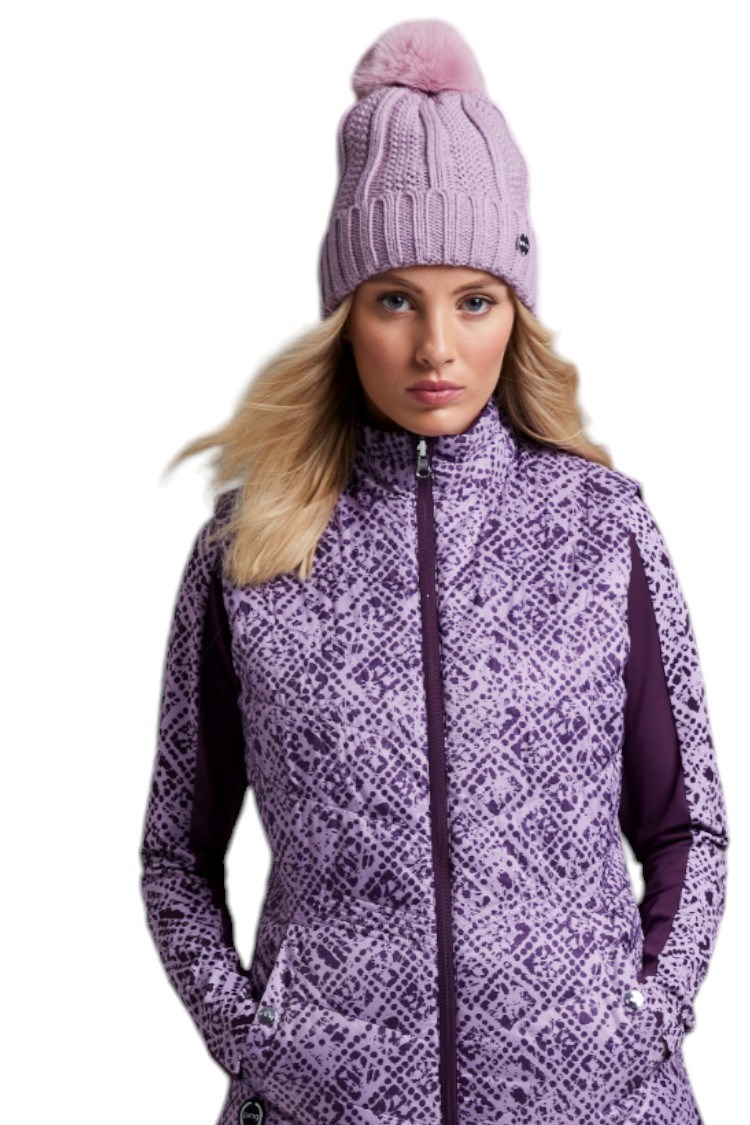 Picture of Ping Ladies Lola Reversible Gilet - Purple Plum Multi - UK16 ONLY