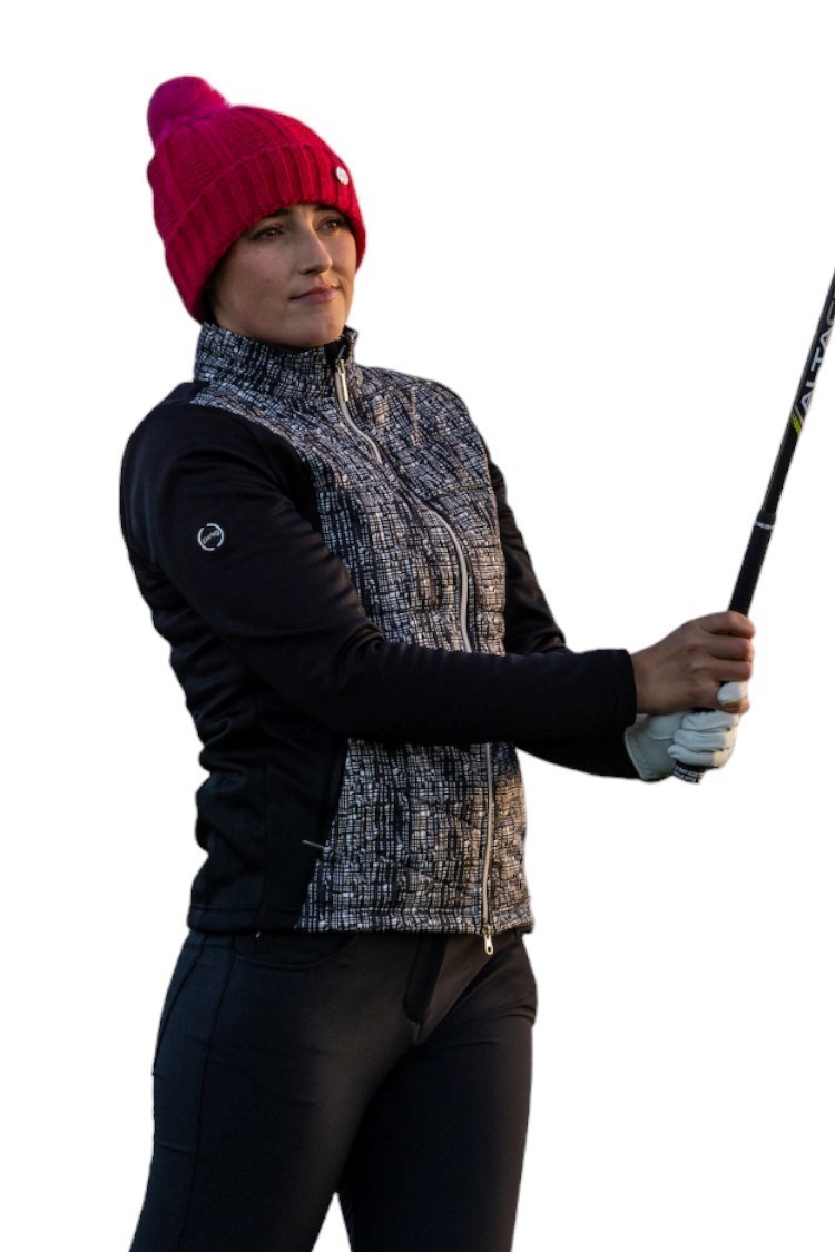 Picture of Ping Ladies Niki Sensorwarm Jacket - Black Multi