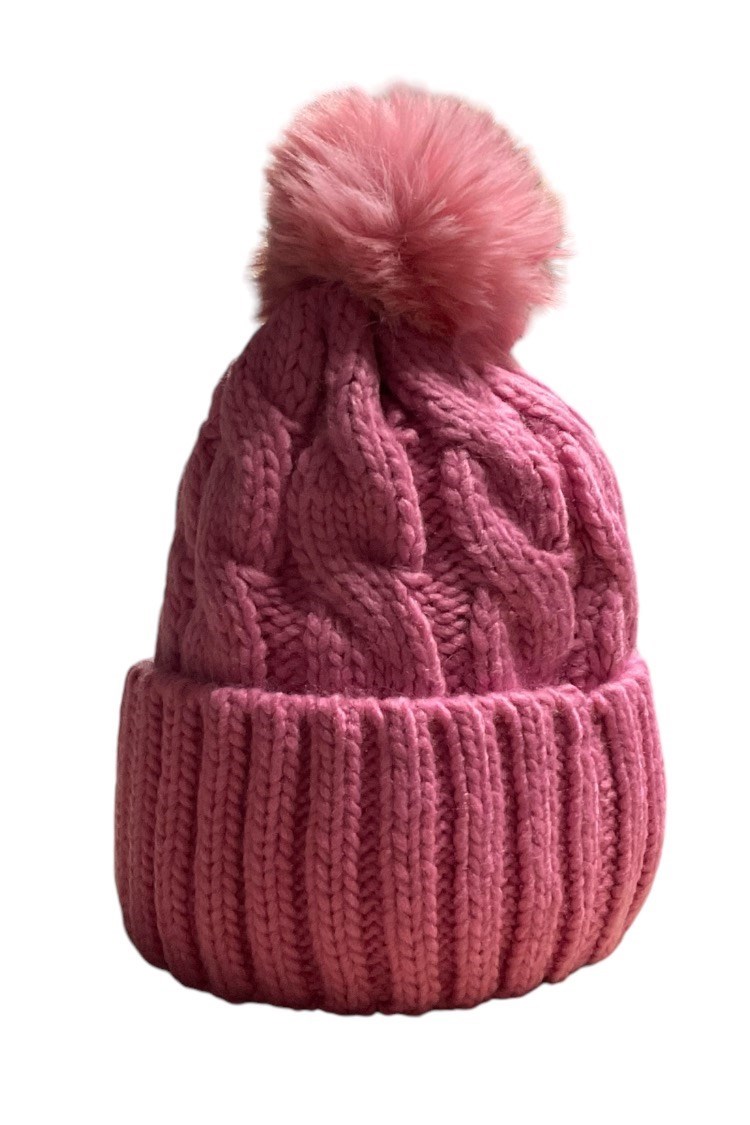 Picture of JRB zns Ladies Bobble Hat - Fuchsia
