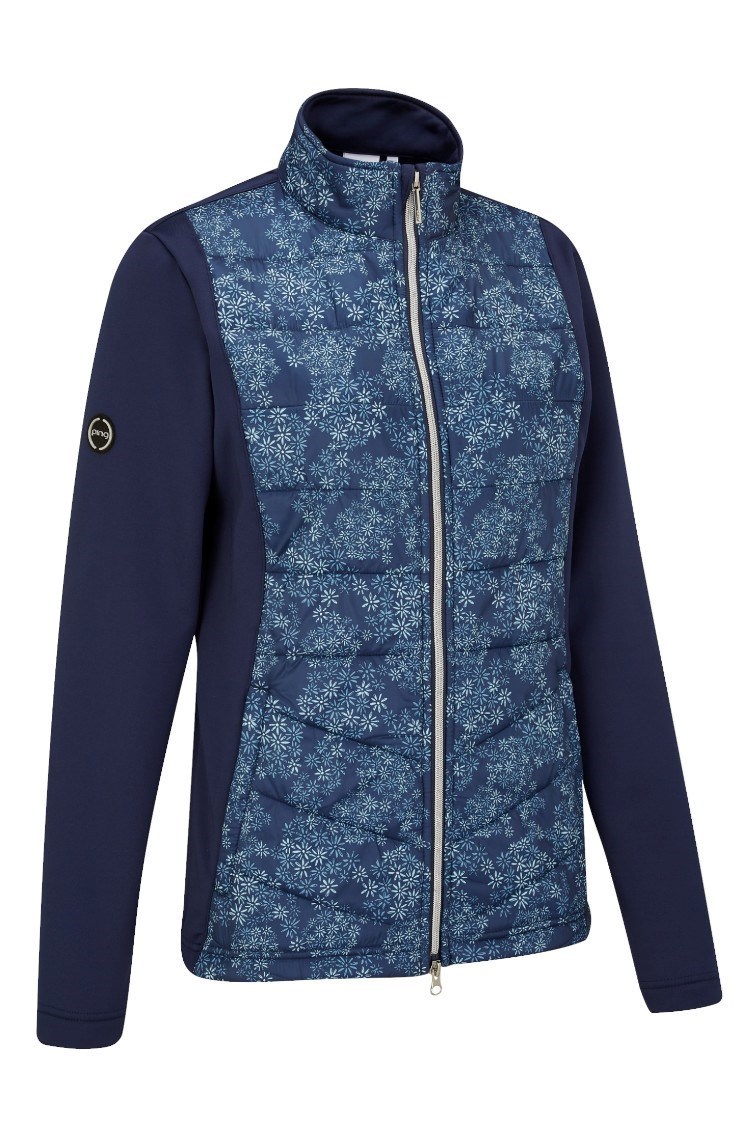 Picture of Ping zns Ladies Niki Sensorwarm Jacket - Oxford Blue Multi