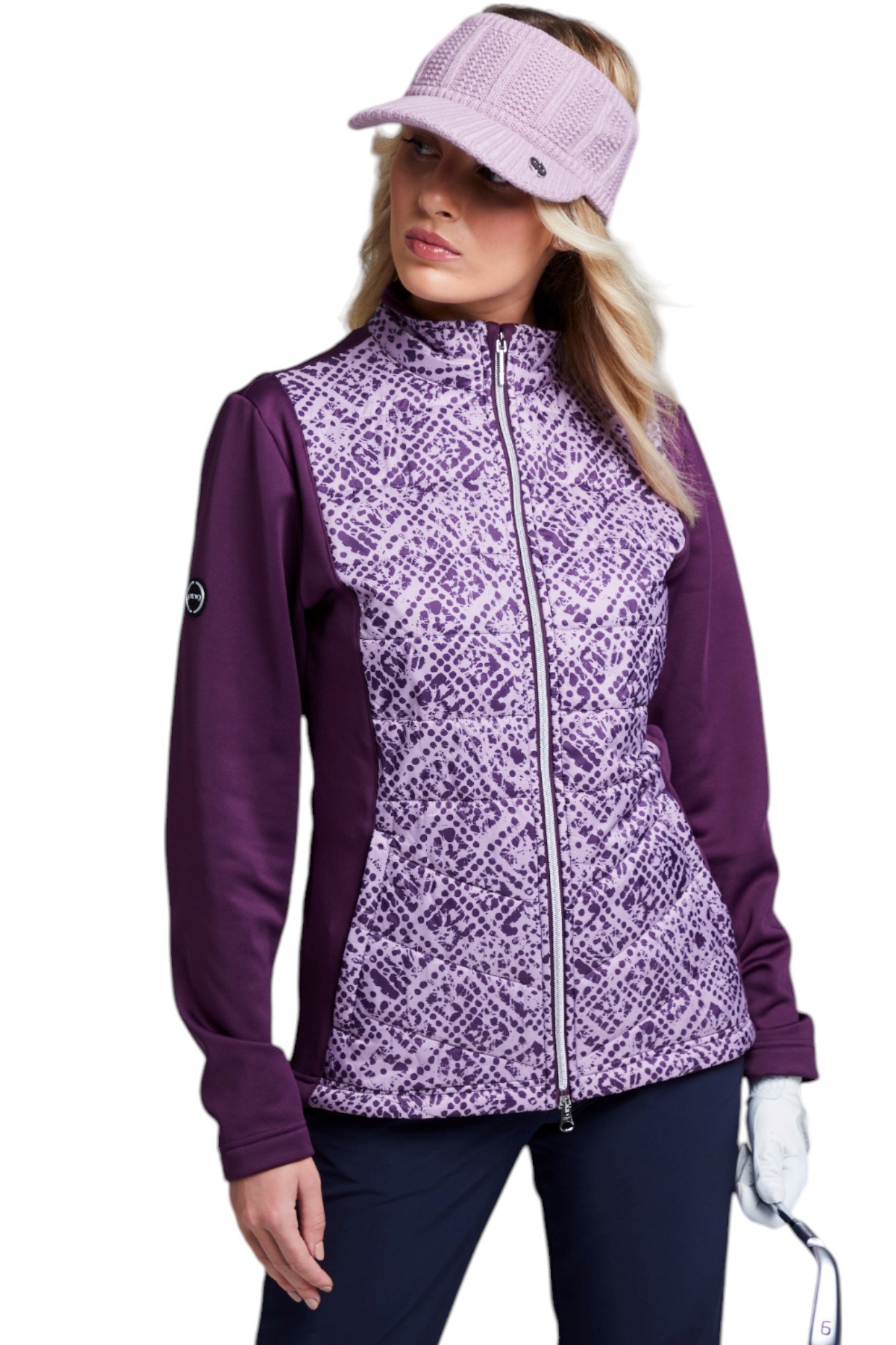 Picture of Ping Ladies Niki Sensorwarm Jacket - Purple Plum Multi