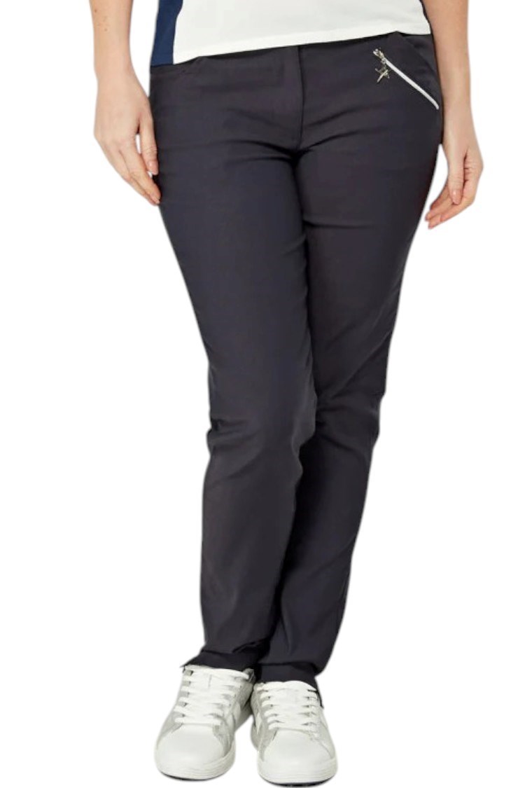 Picture of Swing out Sister Ladies Classic Zip Trousers - Navy