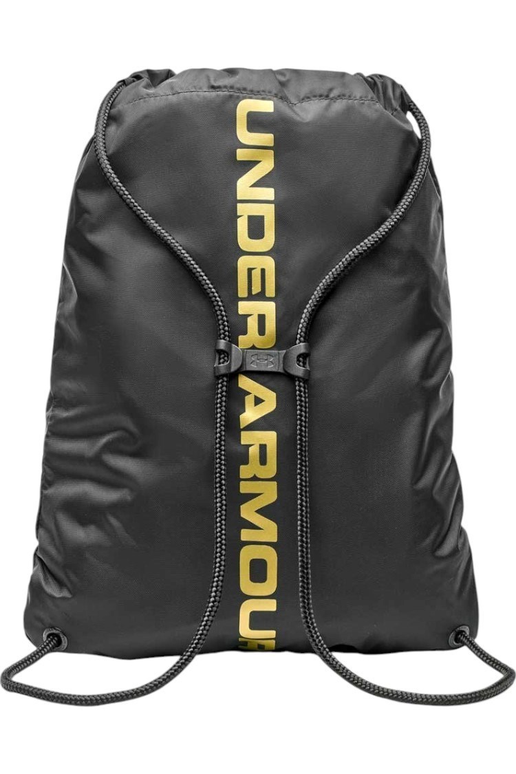 Picture of Under Armour zns  UA Ozsee Sackpack - Black / Metallic Gold - 010