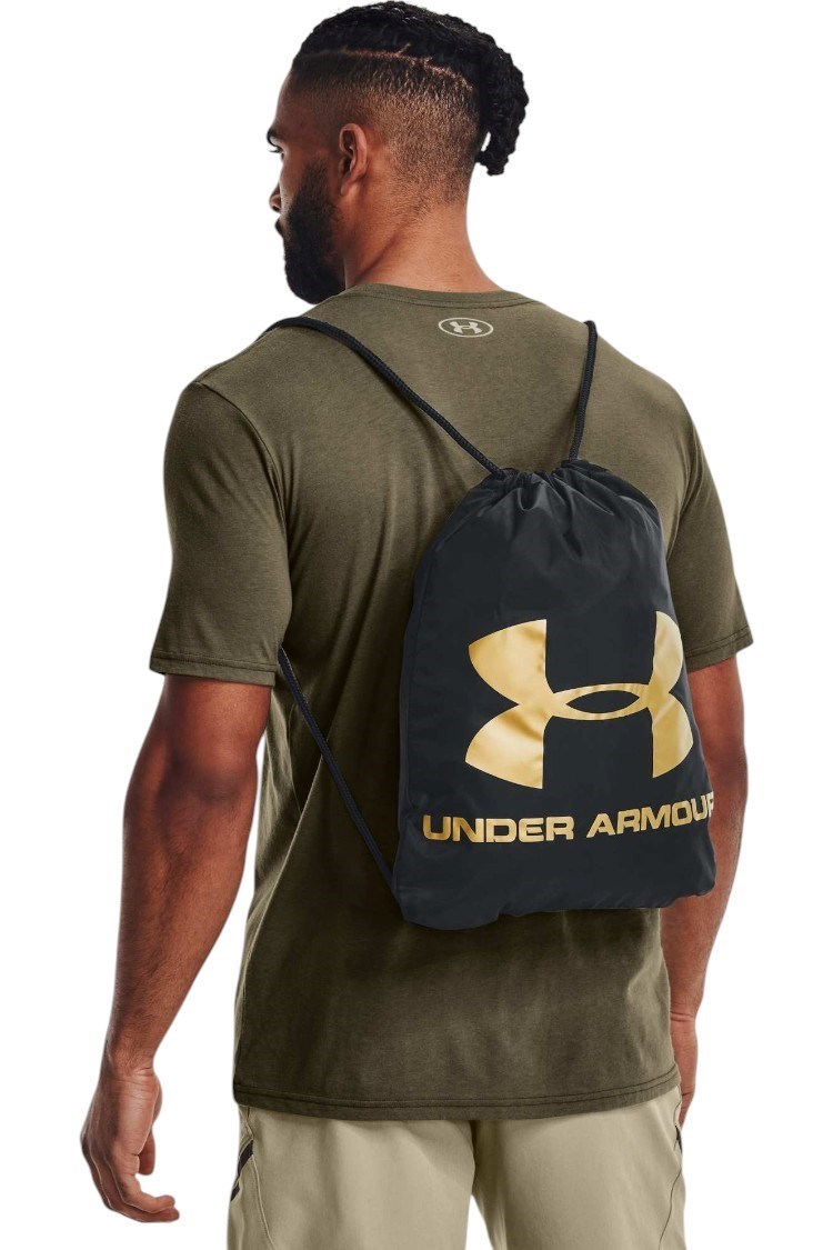 Picture of Under Armour zns  UA Ozsee Sackpack - Black / Metallic Gold - 010