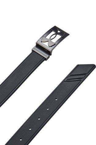 Show details for Under Armour Men's UA Driver Silicone Belt - Black 001