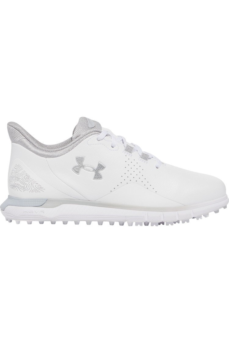 Picture of Under Armour Womens UA Drive Fade SL Golf Shoes - White / Distant Grey 100