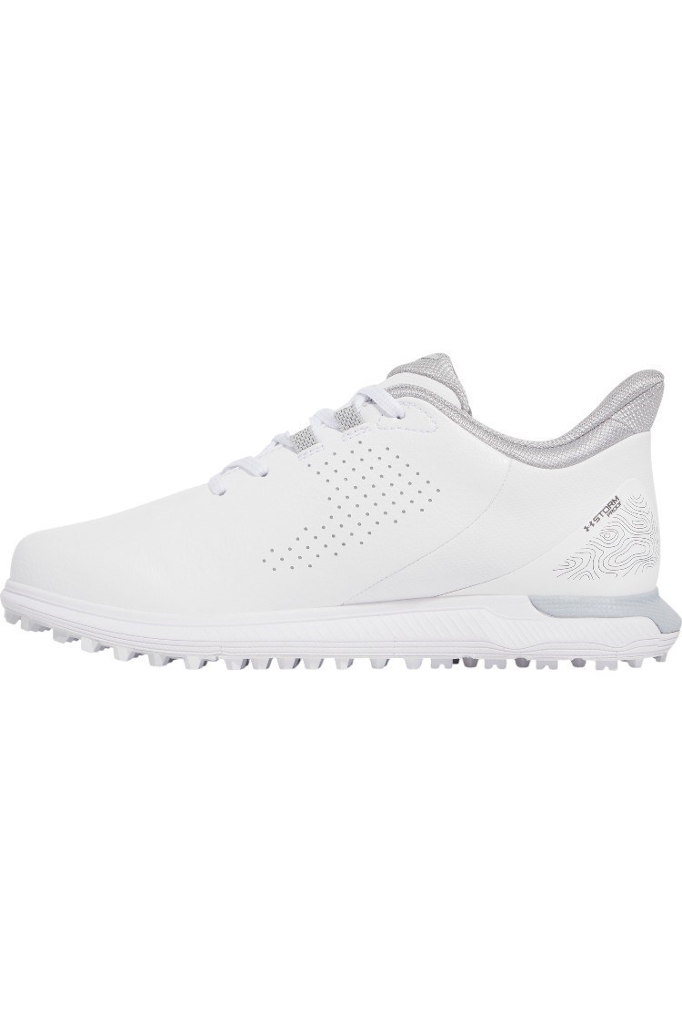 Picture of Under Armour Womens UA Drive Fade SL Golf Shoes - White / Distant Grey 100