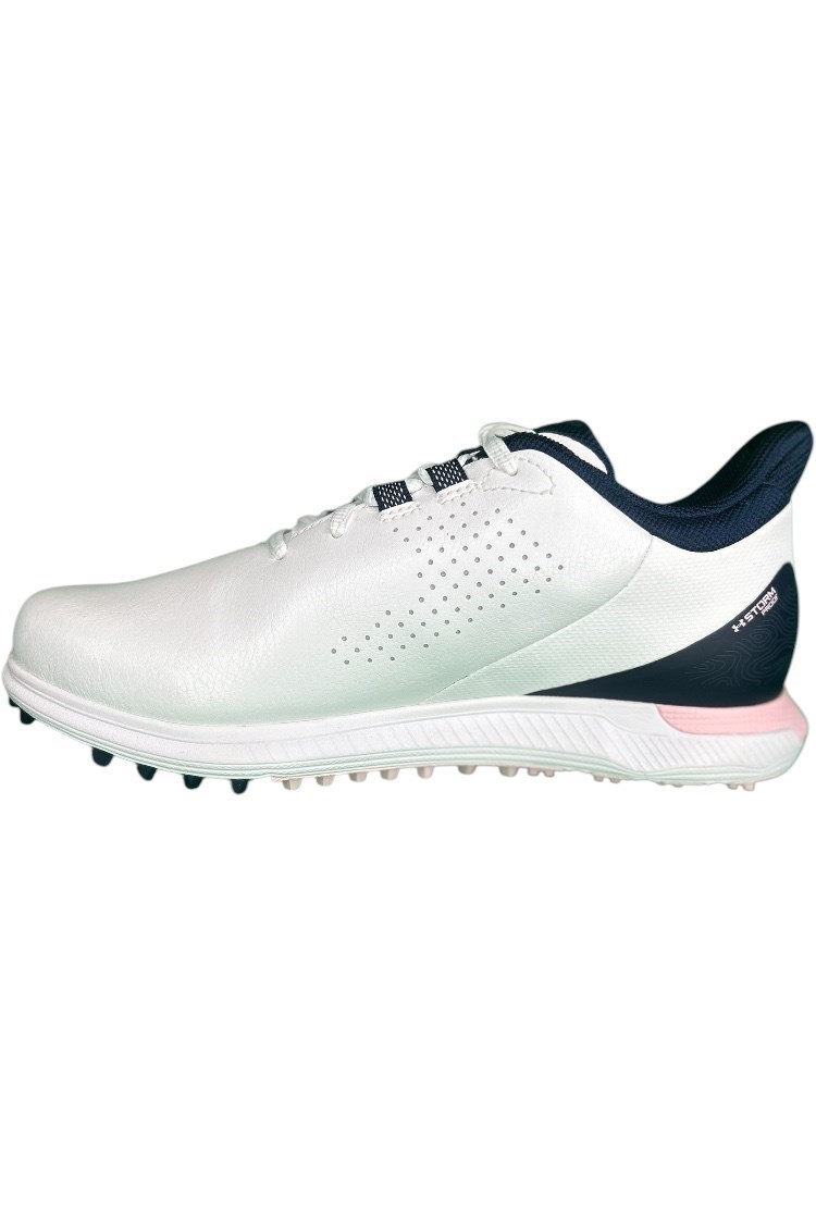 Picture of Under Armour zns Women's UA Drive Fade SL Golf Shoes - White / Pink 101