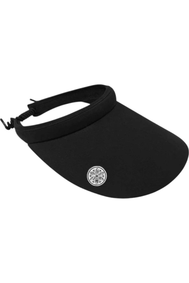 Picture of Surprizeshop Ladies Wide Brim Golf Visor - Black