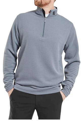 Picture of Footjoy Men's Quilt Texture Chill-Out Midlayer - Flint