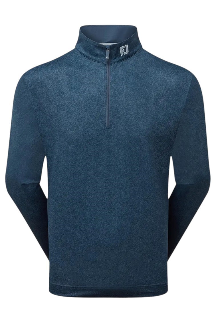 Picture of Footjoy Men's Speckle Print Chill-Out Midlayer - Dark Denim