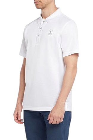 Show details for PGA Tour Men's Airflux Performance Polo Shirt - White