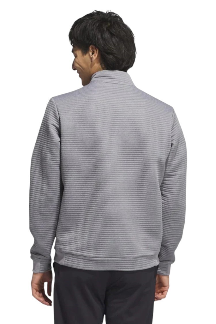 Picture of adidas Men's Ultimate 365 DWR Textured Golf Pullover - Grey Three
