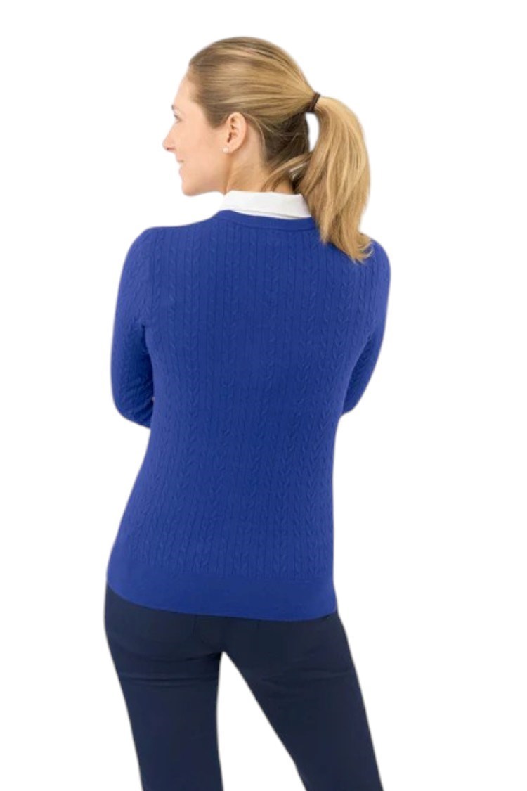 Picture of Pure Golf Ladies Suzie Summerweight Jumper - Yale Navy