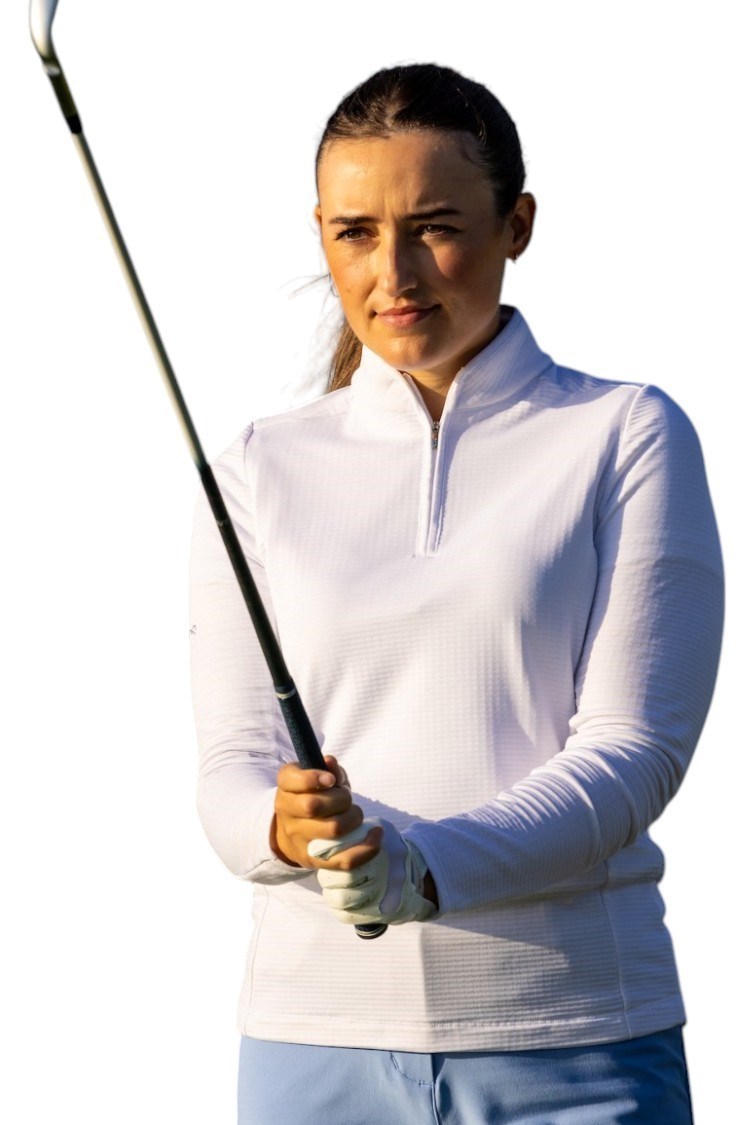 Picture of Ping zns Ladies Abigale Ladies Performance Fleece - White