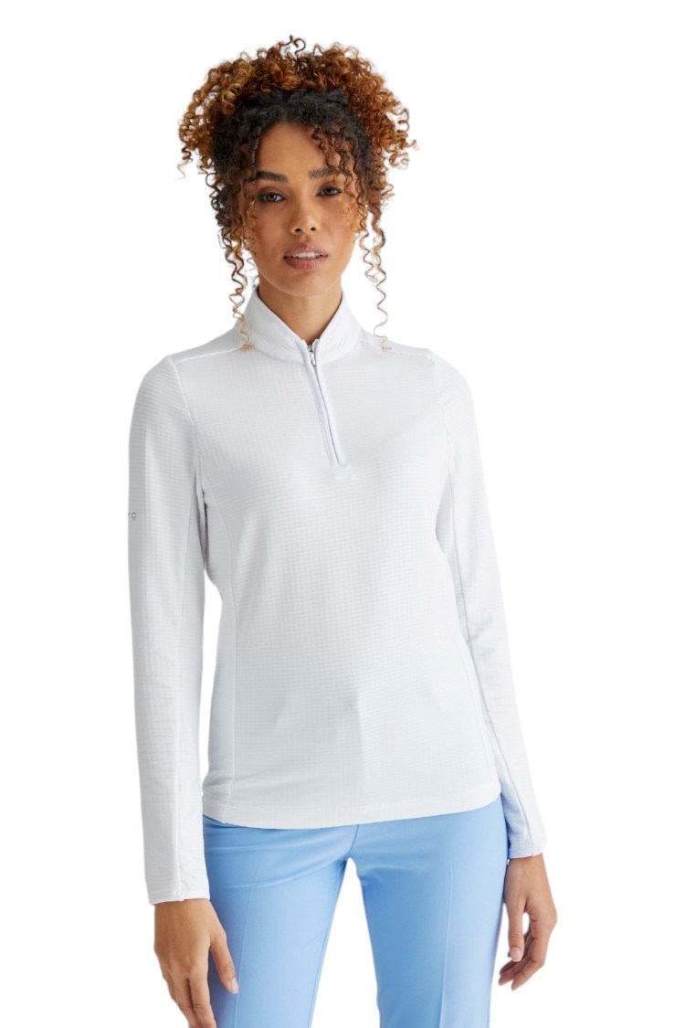 Picture of Ping zns Ladies Abigale Ladies Performance Fleece - White