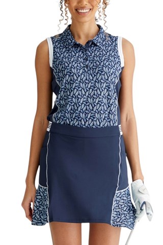 Picture of Ping Ladies Odetta Printed Skort - Navy / Paradise Garden