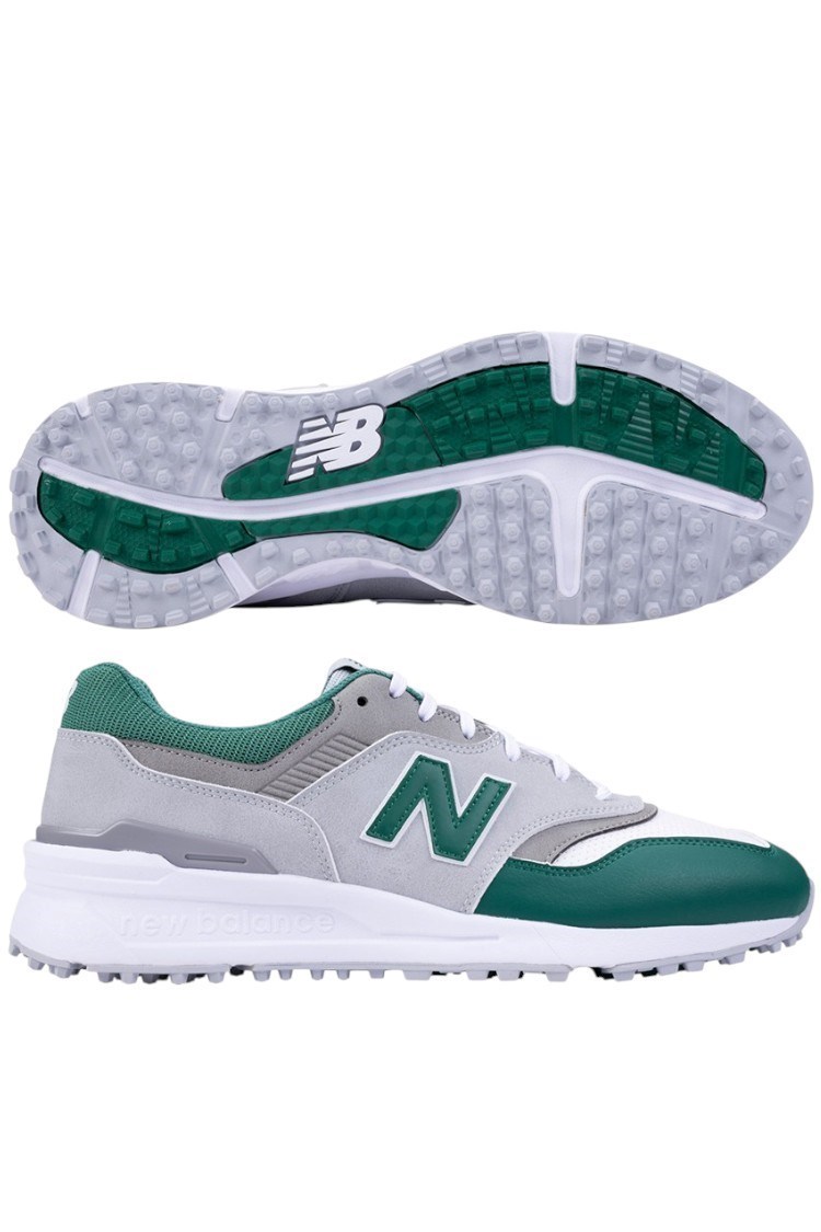Picture of New Balance zns Men's 997 SL Golf Shoes - Grey / Green